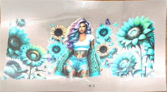 teal-sunflower-tattoo-girl