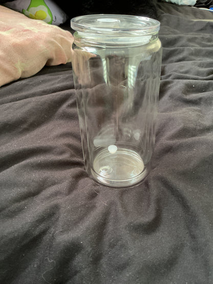 16 Oz Glass Snow Globe Tumblers
