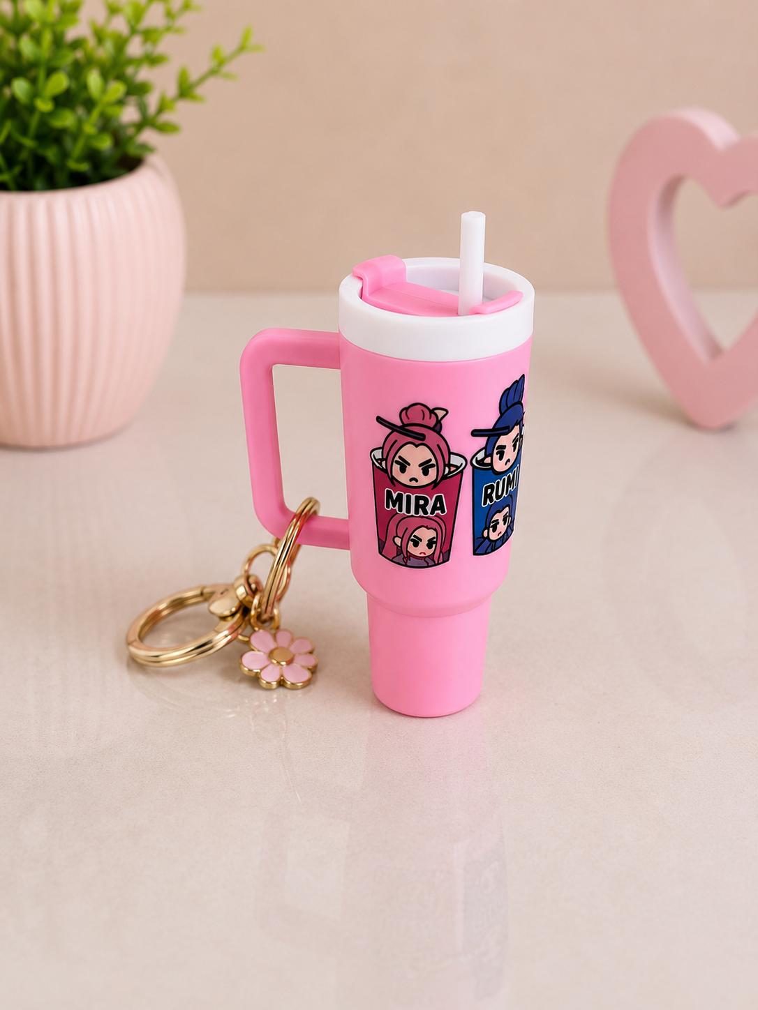 K-pop tumbler keychains