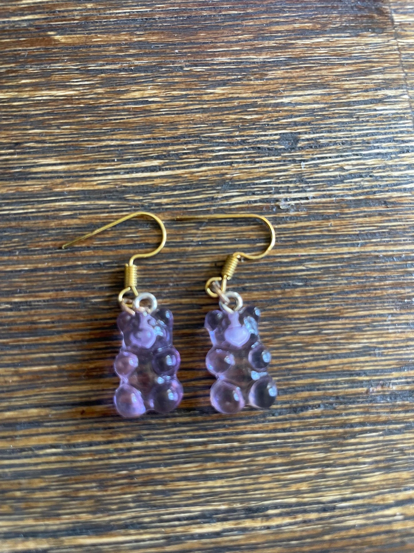 Colorful Gummy Bear Dangle Earrings: Playful Candy Jewelry