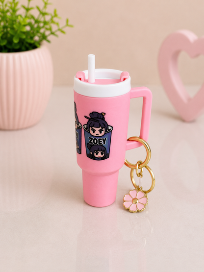 K-pop tumbler keychains