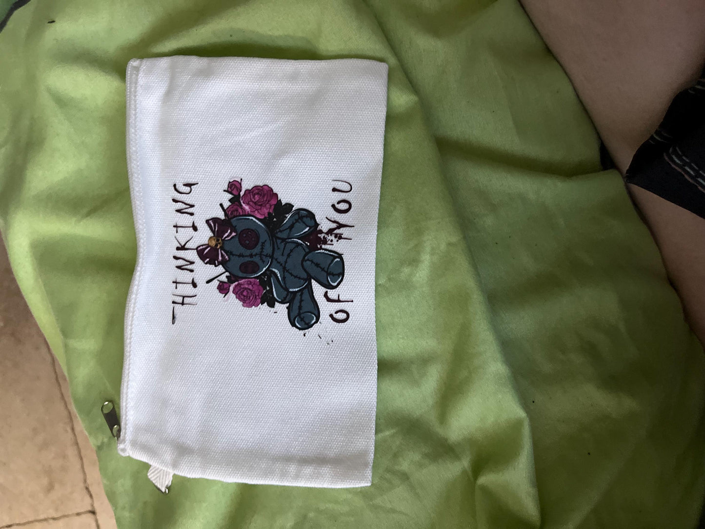 Canvas Zipper Pouch: Small Makeup Bag, Pencil Case