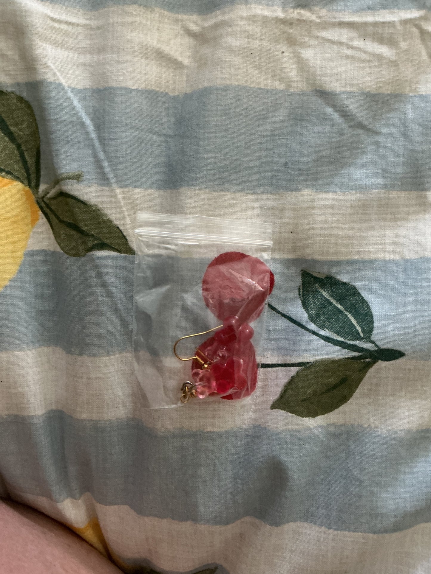 Colorful Gummy Bear Dangle Earrings: Playful Candy Jewelry