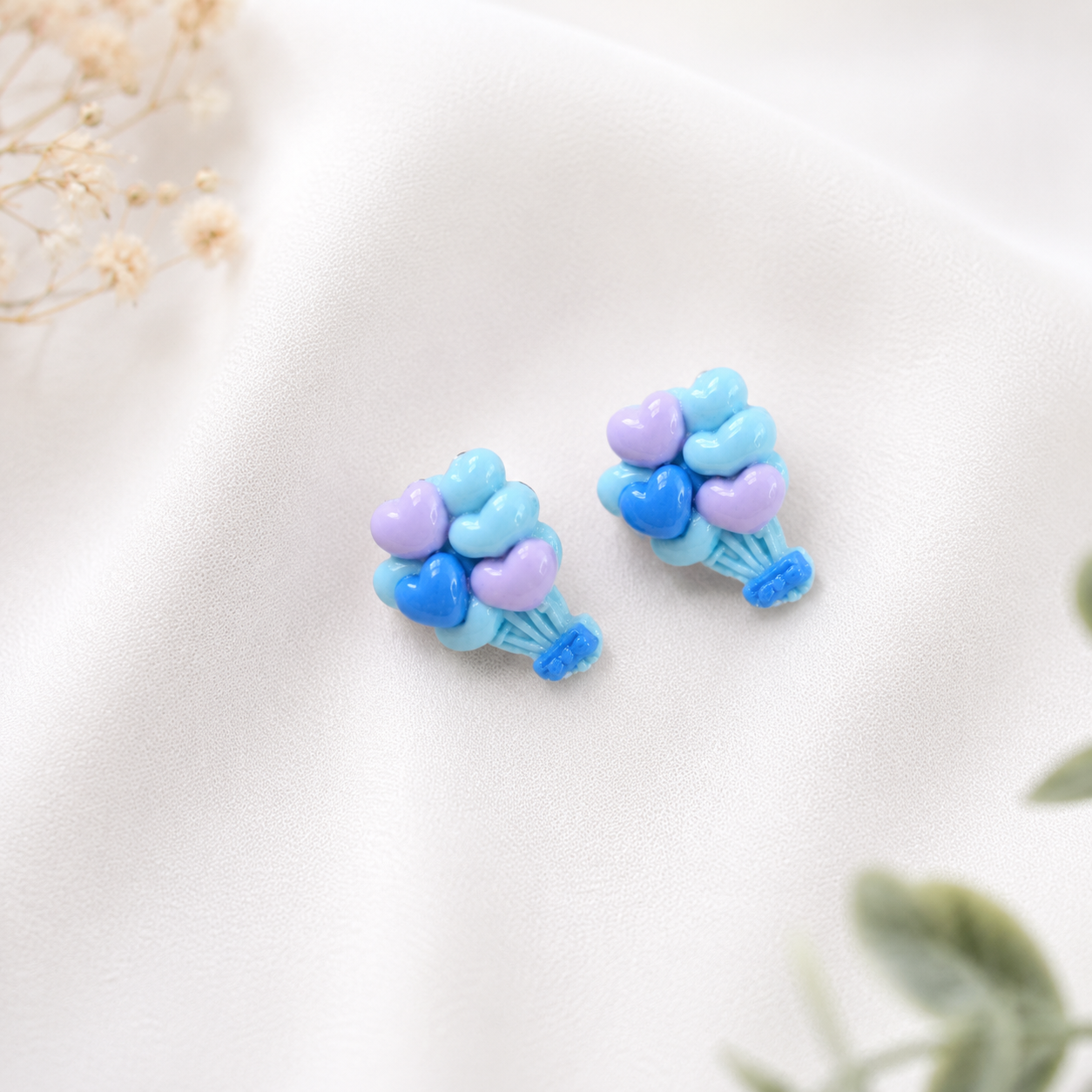 Heart Balloons Studs