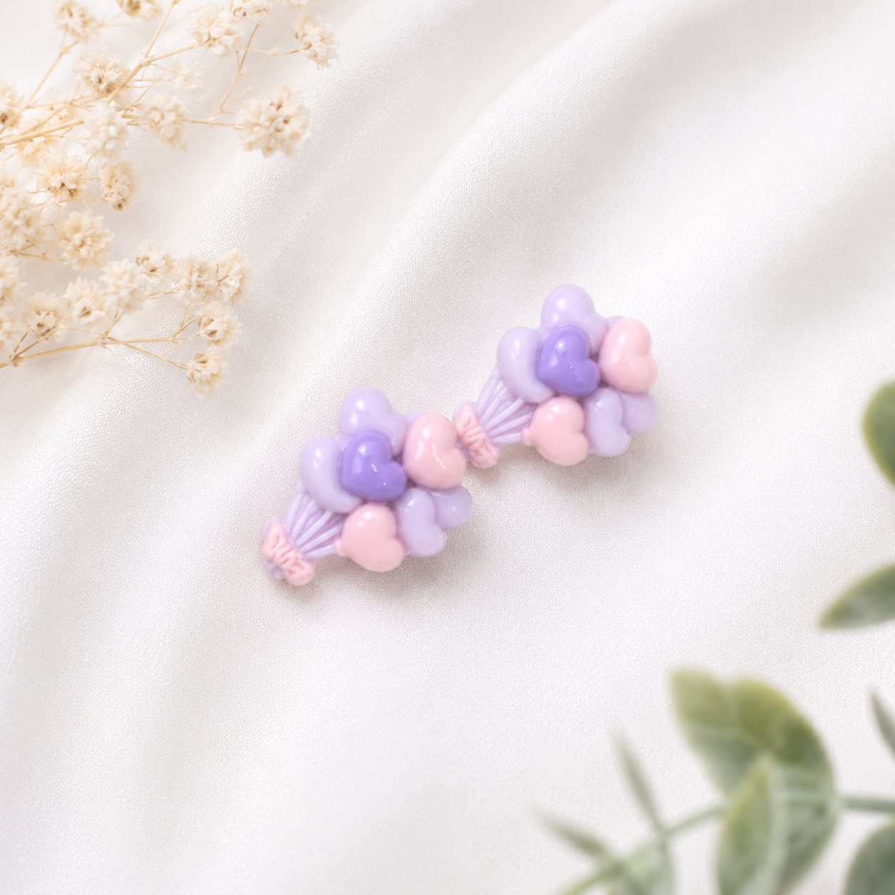 Heart Balloons Studs
