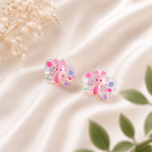 Happy Butterfly Studs