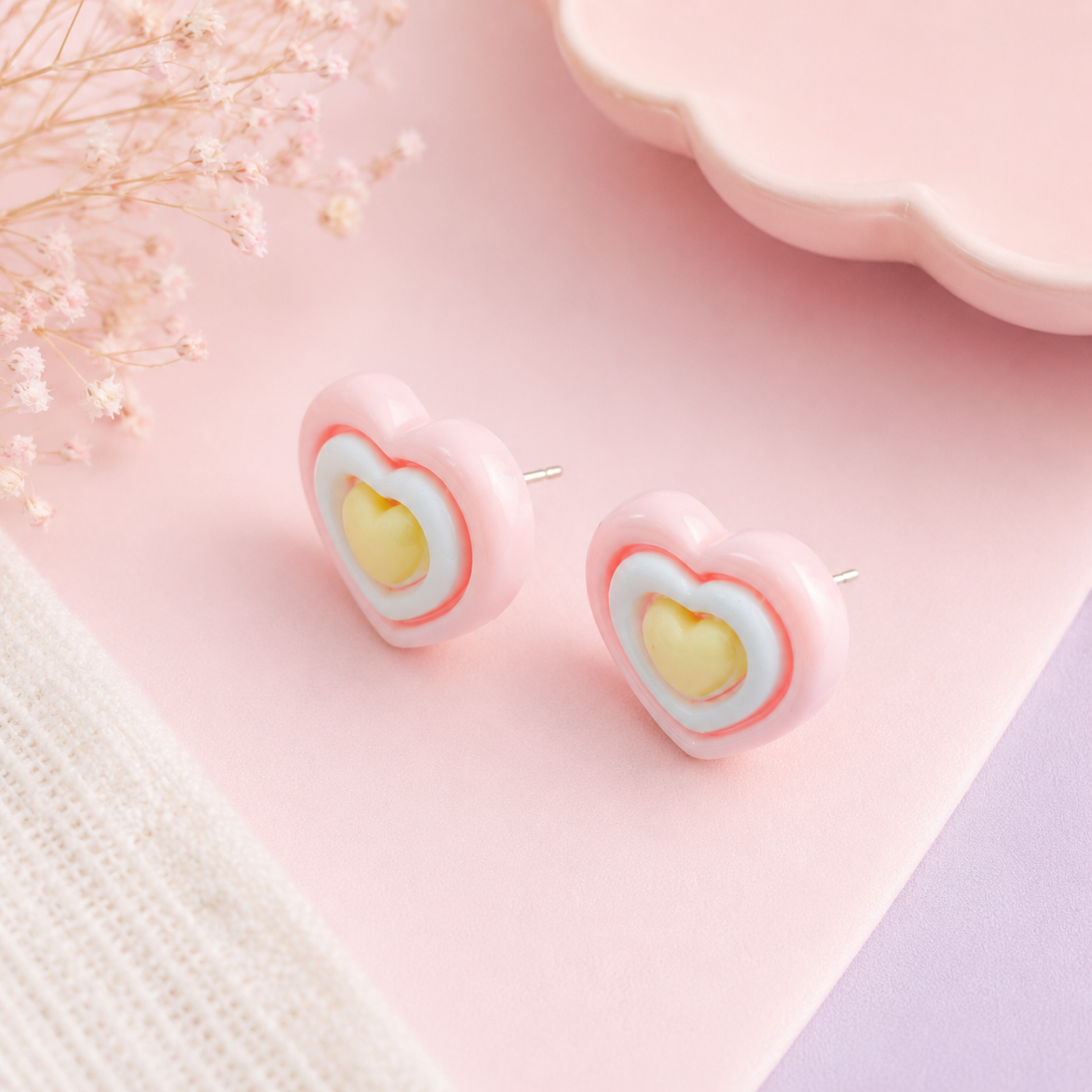 Heart Studs