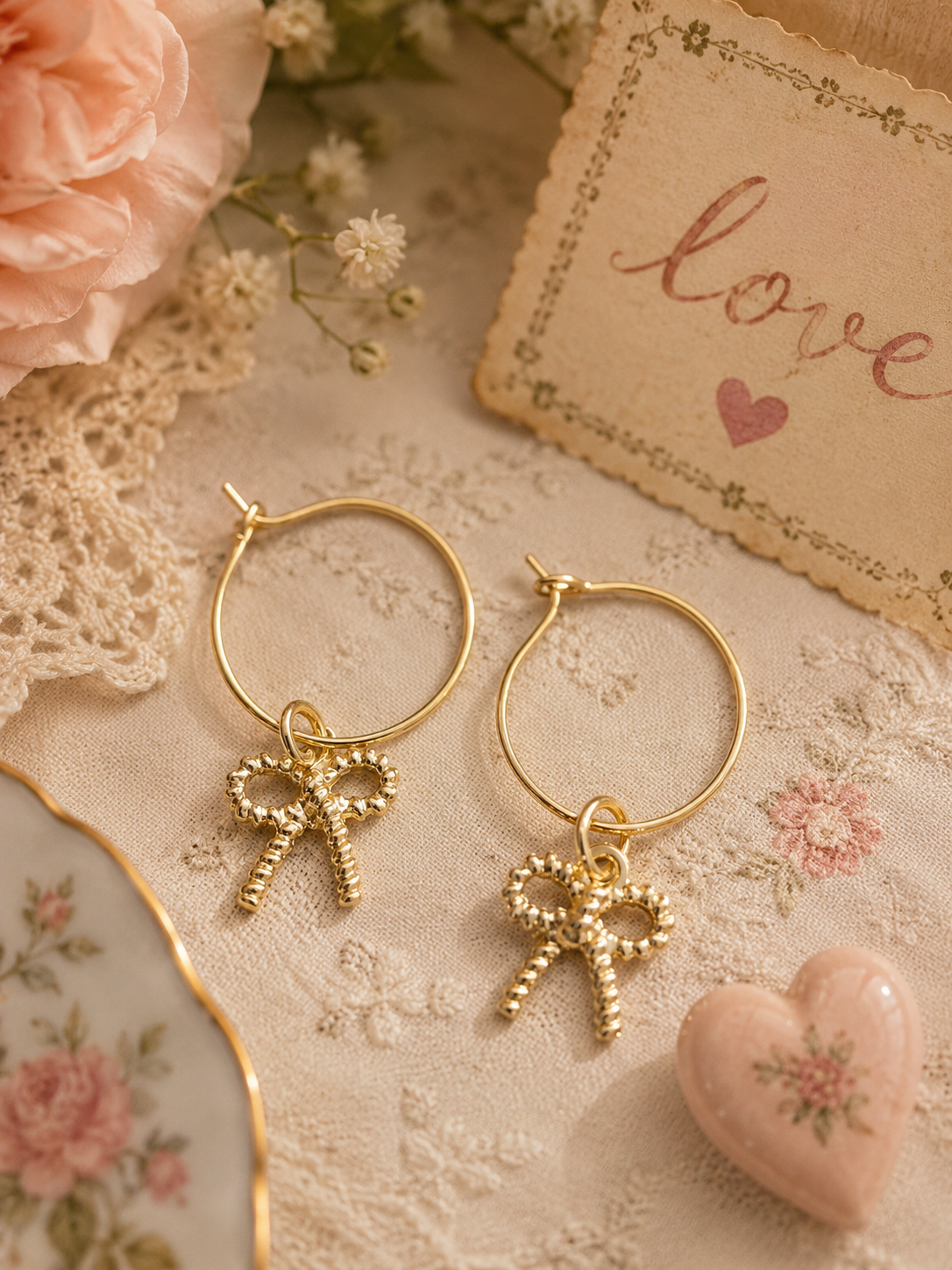 Valentine’s Day earrings