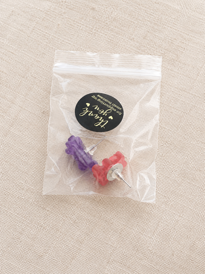 gummy bear studs