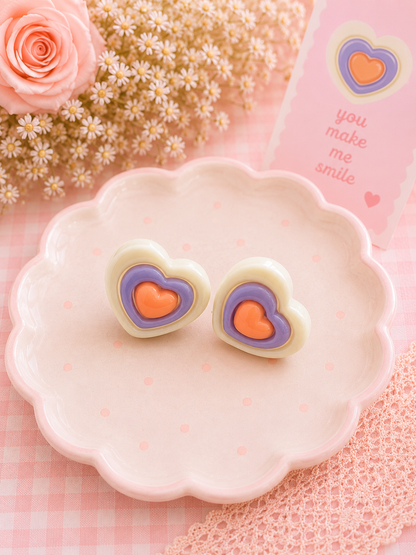 Heart Studs