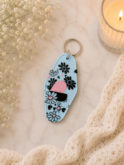 Hotel Keychains – Retro Motel Style