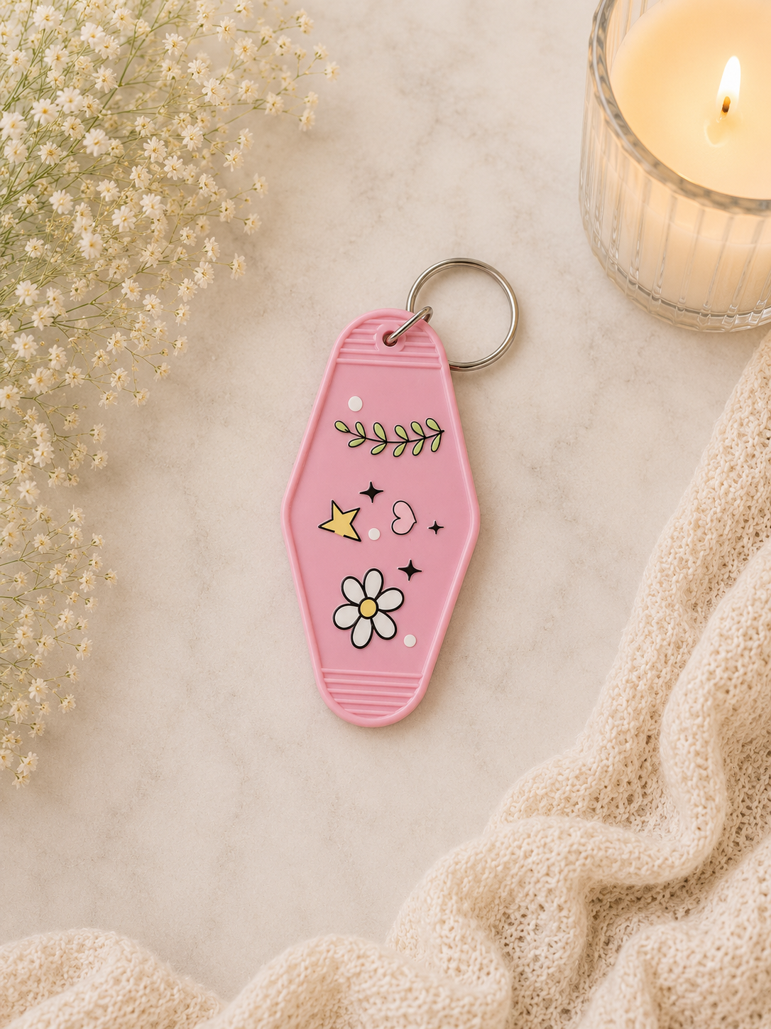 Hotel Keychains – Retro Motel Style