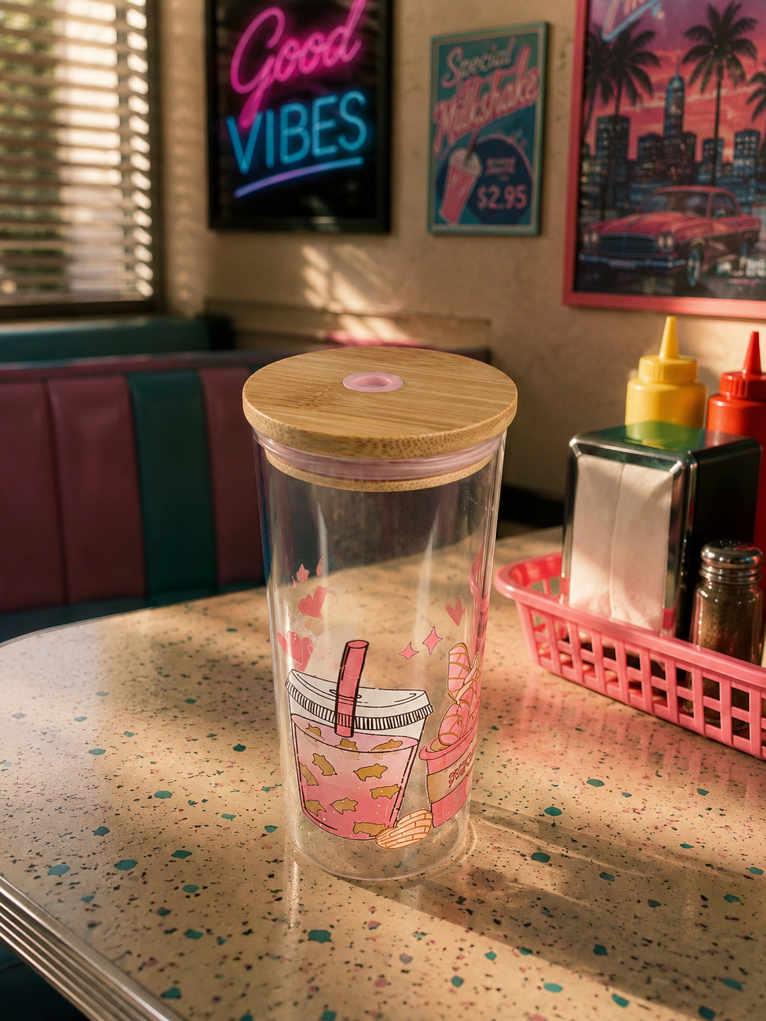 Cafecito Glass Tumbler