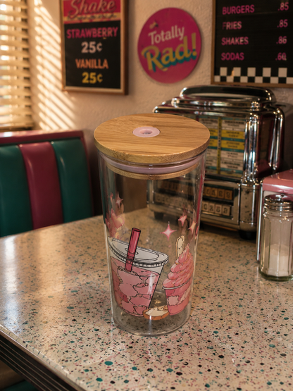 Cafecito Glass Tumbler
