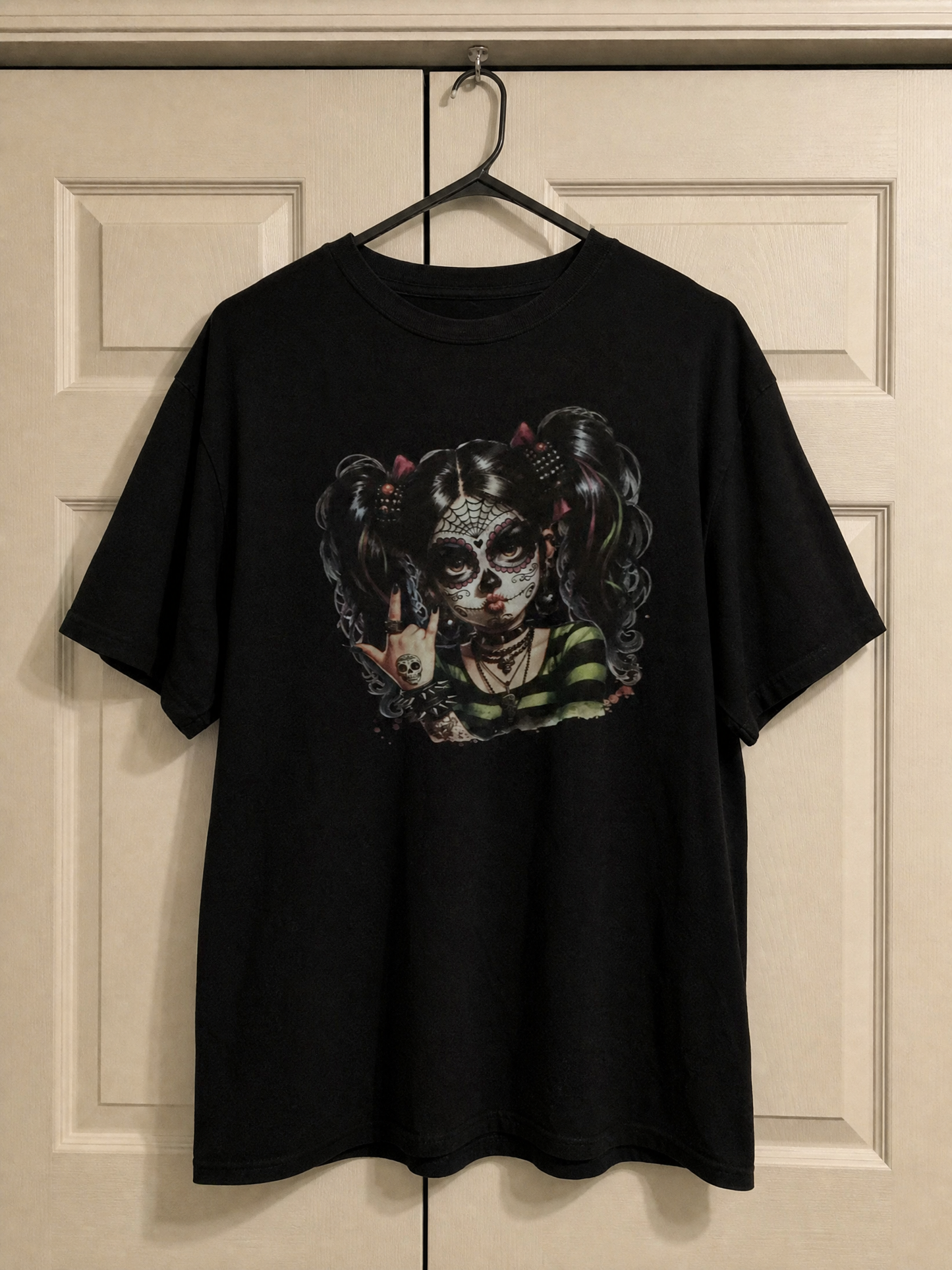 Cute girl sugar skull