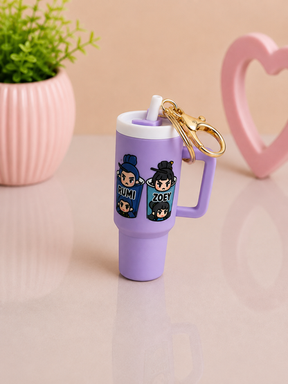 K-pop tumbler keychains
