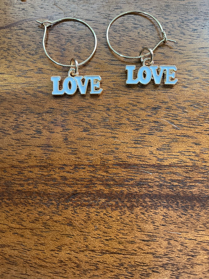 Valentine’s Day earrings