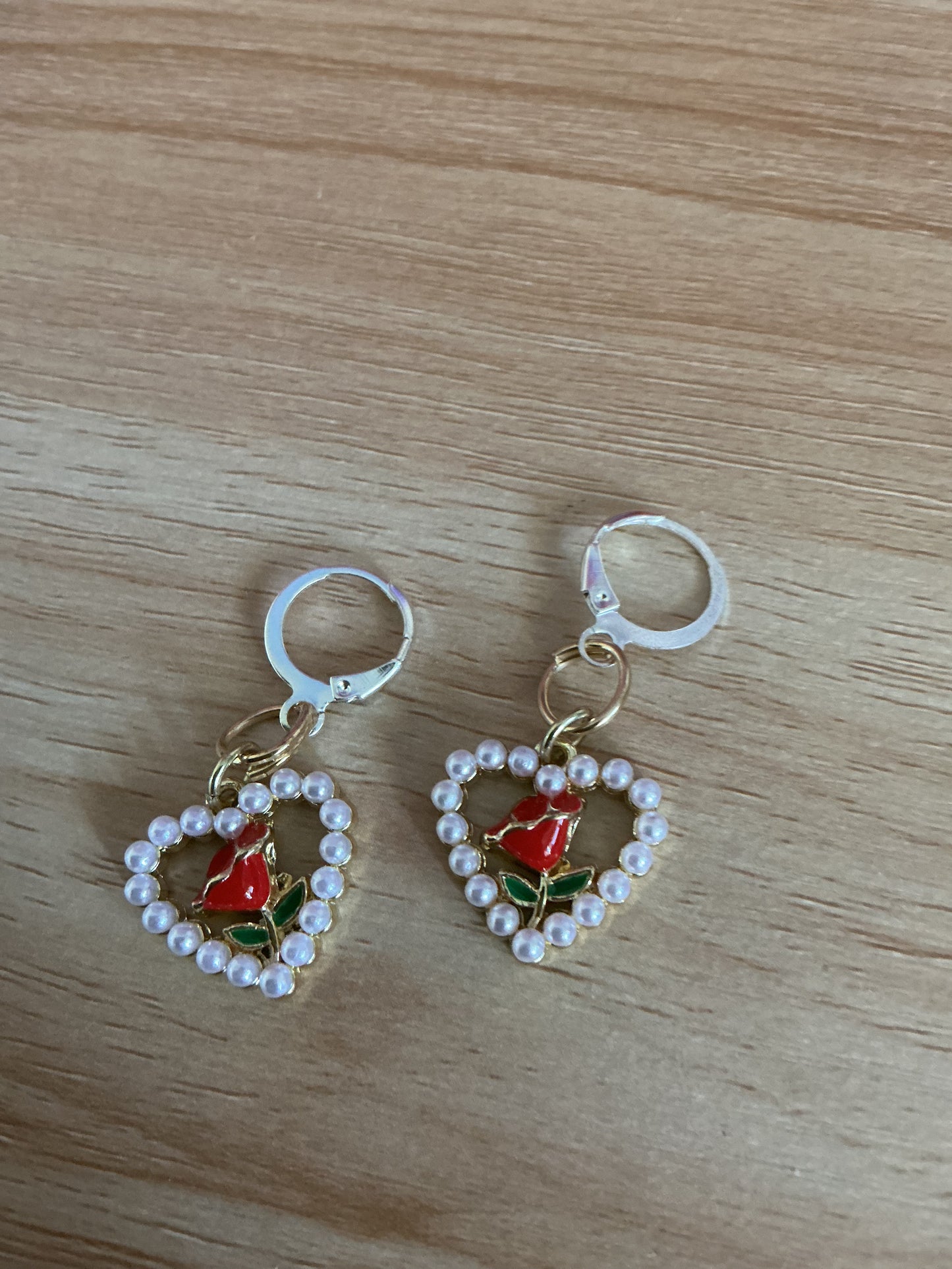 Valentine’s Day earrings