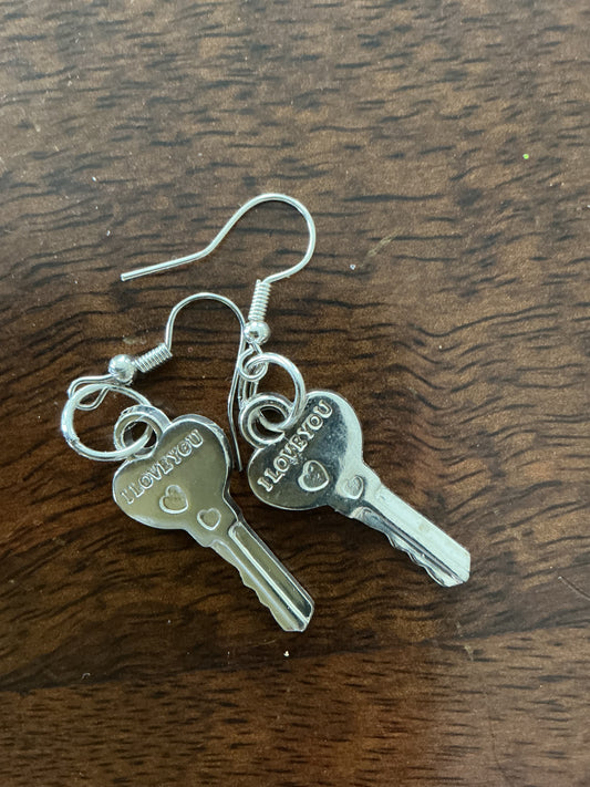 I Love You Key Dangles