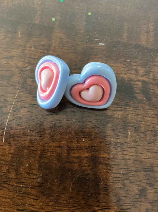 Heart Studs