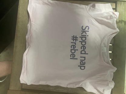 skipped nap rebel toddler shirts