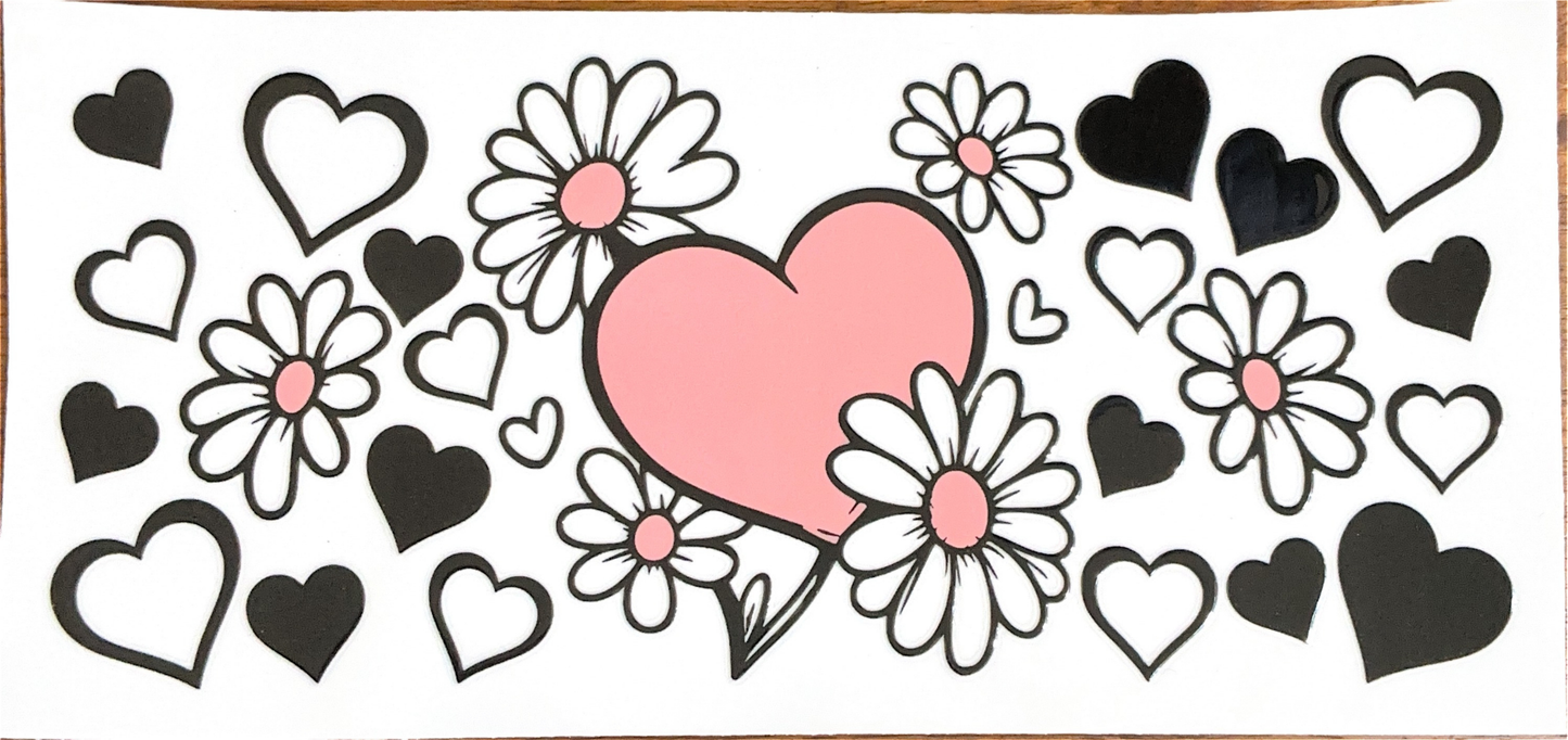pink-and-black-heart-daisy