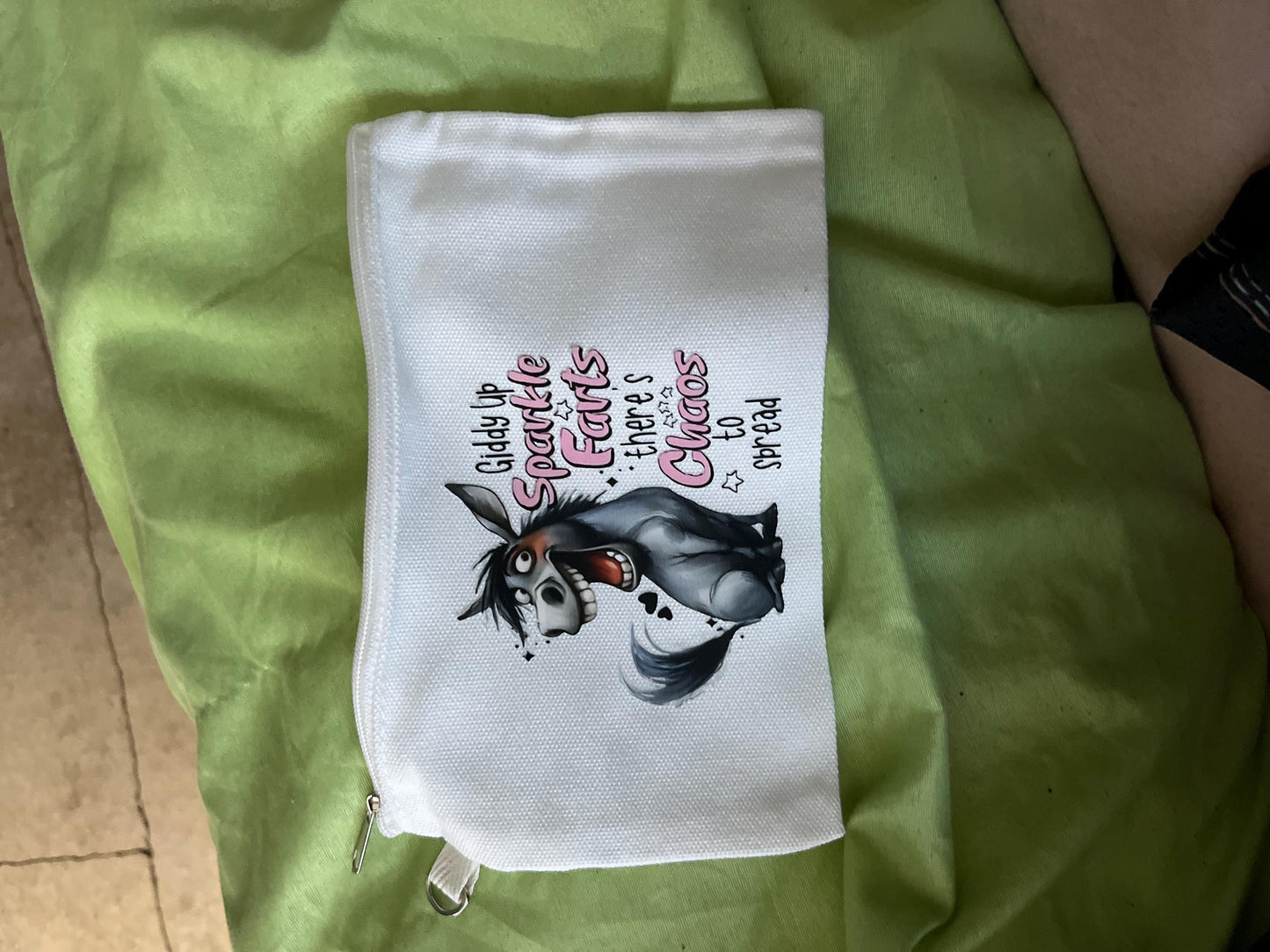 Canvas Zipper Pouch: Small Makeup Bag, Pencil Case