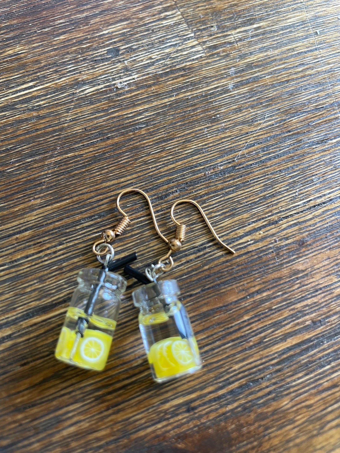 Mini Jar Drink Earrings – Lemonade, Watermelon, and More!